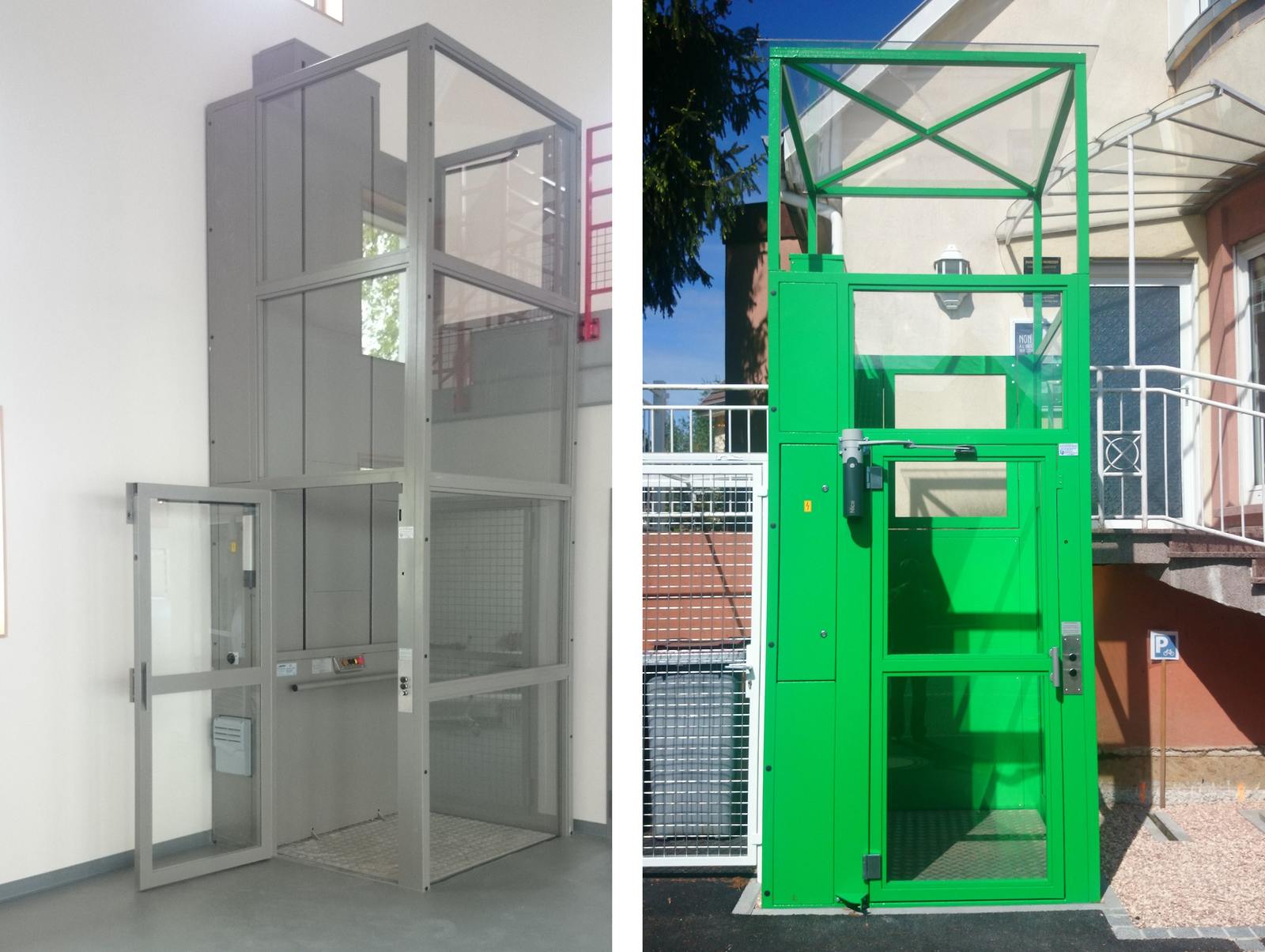 Aufzüge und vertikale Plattformlifte Aufzüge und vertikale Plattformlifte